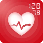 heart rate health & bp monitor android application logo